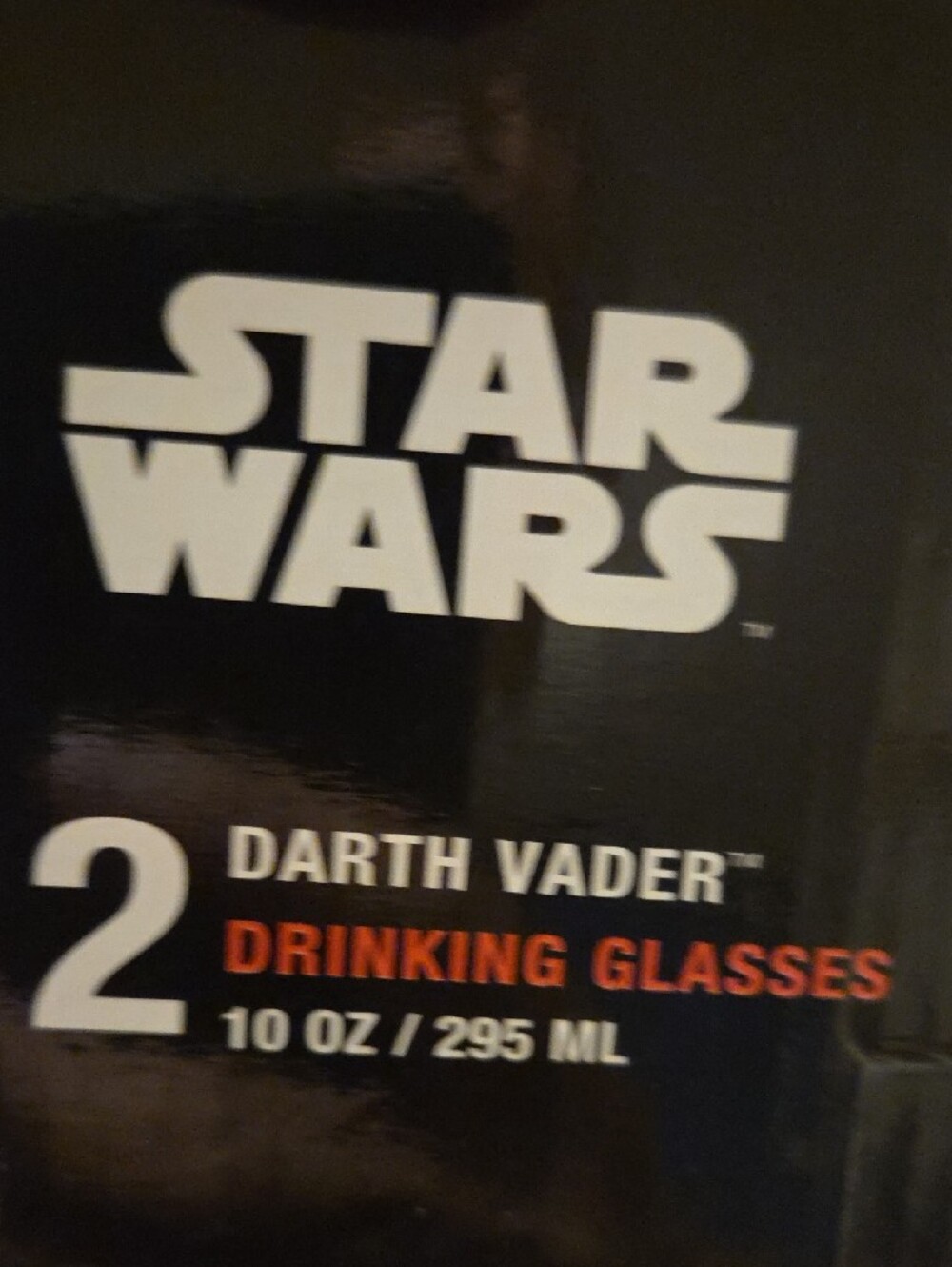 STAR WARS "DARTH VADER" Quotes Joy jolt Drinking Glasses 10oz/295ml - Picture 11 of 12